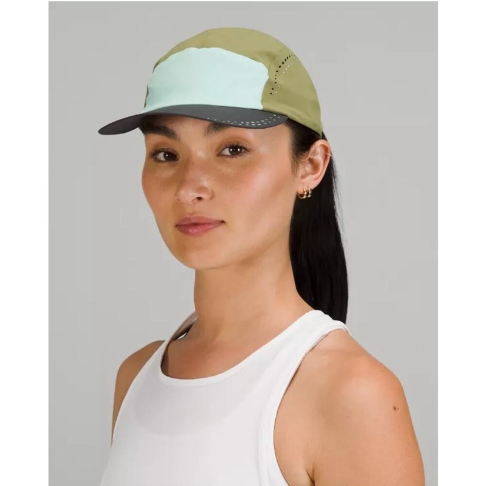 Lululemon  Grey/Bronze Green/Wild Mint Lightweight Crushable Running Hat